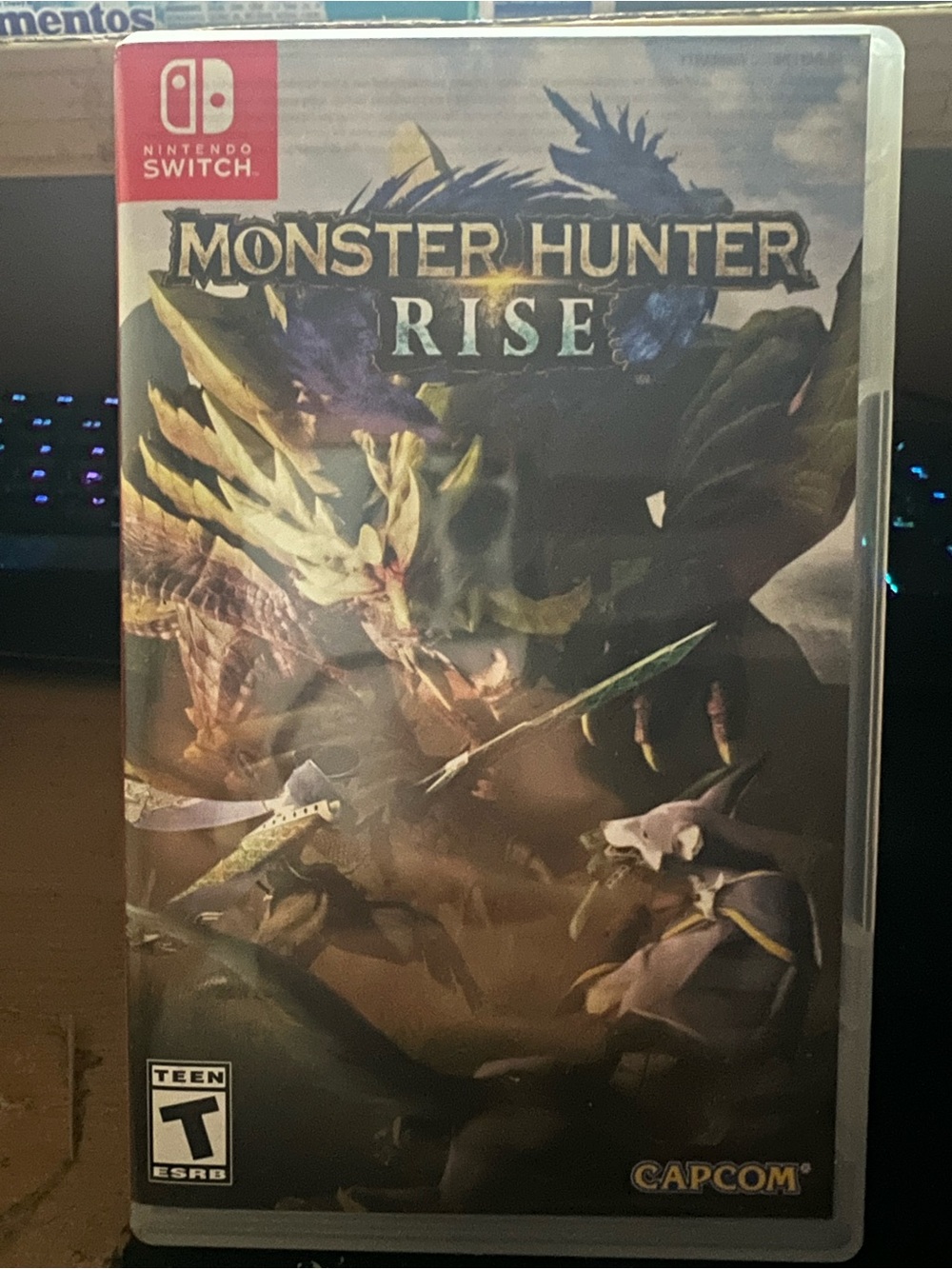 Monster Hunter Rise (Nintendo Switch) - CAPCOM - Black Case